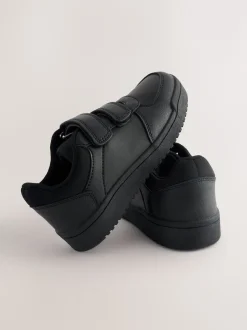 Next Noir - Chaussures d’école à 3 lanières à Fermeture par contact