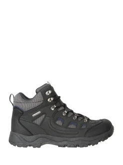 Mountain Warehouse - Chaussures de randonnée Adventurer imperméables pour homme Noir Hot