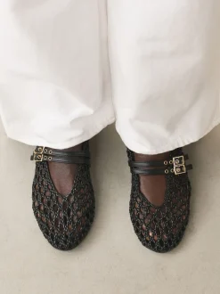 Next Noir - Chaussures Forever Comfort® à bout rond et double Mary Jane Clearance