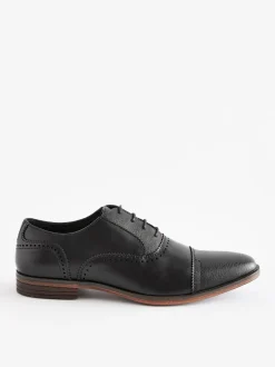 Next Noir - Chaussures Oxford à bout ouvert Outlet