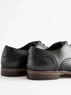 Next Noir - Chaussures Oxford à bout ouvert Outlet
