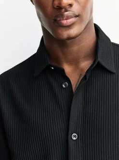 Next Noir - Chemise en jersey texturé Hot