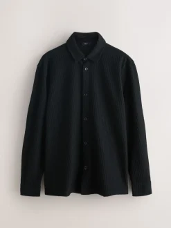Next Noir - Chemise en jersey texturé Hot
