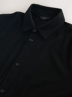 Next Noir - Chemise en jersey texturé Hot