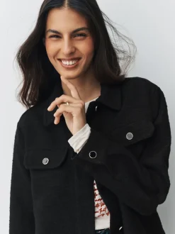 Next Noir - Chemise-chemise bouclée Clearance