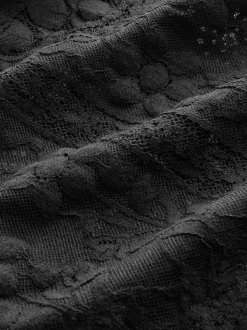 Next Noir - Chemisier à manches mi-longues en dentelle Sale