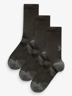 Under Armour Noir - Col rond - Lot de 3 chaussettes Performance Tech Sale
