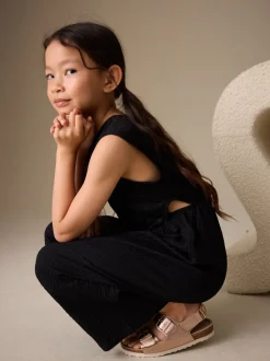 Next Noir - Combinaison en jersey Effet froissé (3-16ans) New