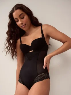 Next Noir - Contrôle ferme du ventre Portez votre propre soutien-gorge Façonner le corps