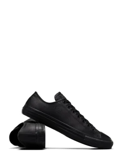 Converse Noir - Leather Chuck Ox Trainers Discount
