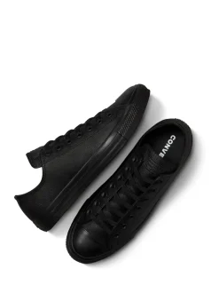 Converse Noir - Leather Chuck Ox Trainers Discount