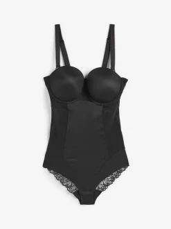 Next Noir - Corps en dentelle légèrement rembourré avec contrôle du ventre ferme DD+ Online