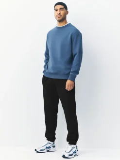 Next Noir - Coupe ample - Pantalon de Joggings en coupe ajustée à dos brosse Sale