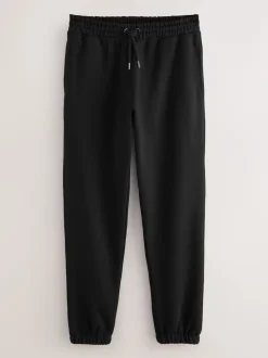 Next Noir - Coupe ample - Pantalon de Joggings en coupe ajustée à dos brosse Sale