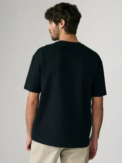 Next - Coupe ample - T-shirt épais 3 Pack Noir Online