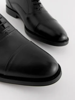 Next Noir - Coupe classique - Chaussures Oxford à bout en cuir Best