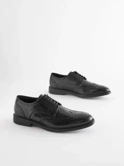 Next Noir - Coupe classique - Chaussures Richelieu derby en cuir