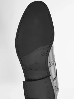 Next Noir - Coupe classique - Chaussures Richelieu derby en cuir