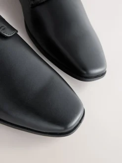 Next Noir - Coupe classique - Chaussures derby fines à bout carré Online