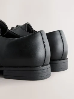 Next Noir - Coupe classique - Chaussures derby fines à bout carré Online