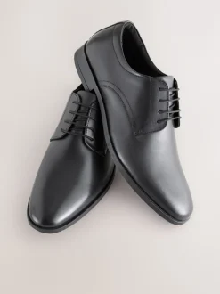 Next Noir - Coupe classique - Derbys en cuir classiques