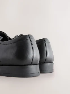 Next Noir - Coupe classique - Derbys en cuir classiques