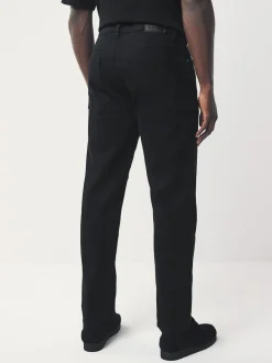 Next - Coupe fuselée régulière - Jean Motionflex Noir Sale