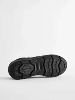 Next Noir - Coupe large - Apron À lacets Chaussures New