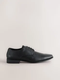 Next Noir - Coupe large - Chaussures derby fines à bout carré Best