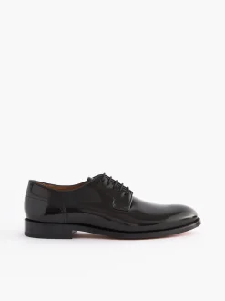 Next Noir - Coupe large - Signature Leather Sole Derby Chaussures