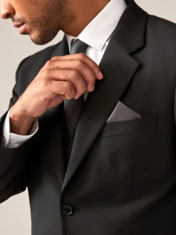 Next Noir - Coupe sur mesure - Veste Motionflex en Blend mélangée coupe habillée Hot