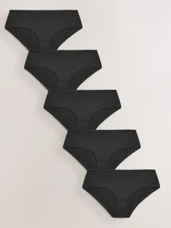 Next Noir - Culotte en microfibre 5 Pack Court Best