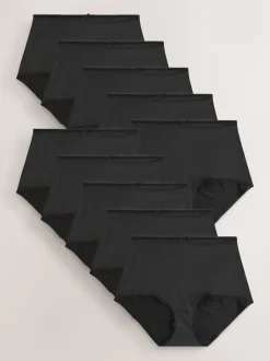 Next Noir - Culotte en microfibre 10 Pack Outlet