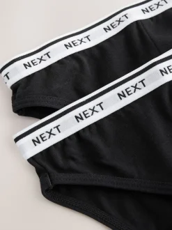 Next Noir - Culotte pour règles abondantes 2 Pack Échancrure haute Best