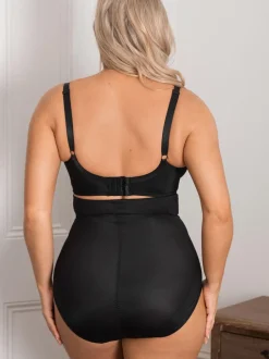 Pour Moi Noir - Culotte taille haute Lingerie Hourglass Firmmy Control taille haute New
