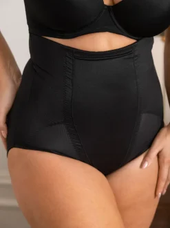 Pour Moi Noir - Culotte taille haute Lingerie Hourglass Firmmy Control taille haute New