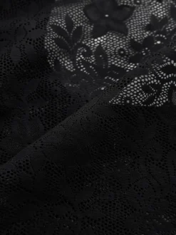 Next Noir - Dentelle sur l’ensemble Pas de VPL Slips 3 Lot Discount