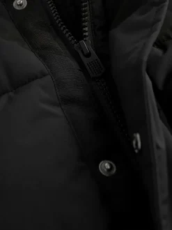 Next Noir - Doudoune longue Résistant à la douche (3-17ans) Outlet