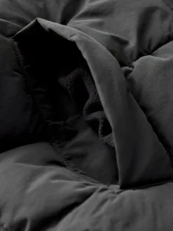 Next Noir - Doudoune mi-longue Résistant à la douche Best