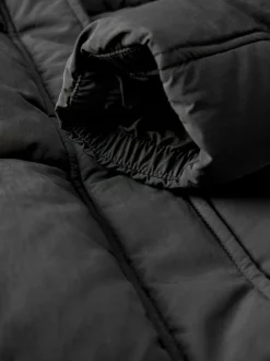 Next Noir - Doudoune mi-longue Résistant à la douche Best