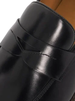 Dune London Noir - Surrey Suede Penny Mocassins Outlet