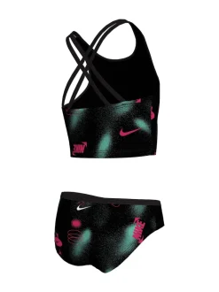 Nike Noir - Ensemble Bikini Marque Blast Spiderback Clearance