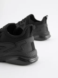 Next Noir - Entraîneurs en dentelle élastique Clearance