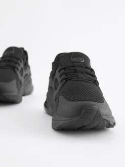 Next Noir - Entraîneurs en dentelle élastique Clearance