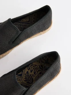 Next Noir - Espadrilles texturées Outlet
