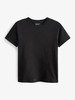 Next - Essential Pure Cotton Courts Col rond T-shirt Noir Hot