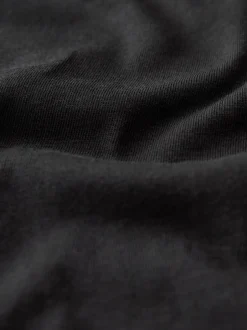 Next - Essential Pure Cotton Courts Col rond T-shirt Noir Hot