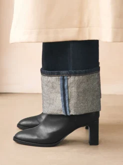 Next Noir - Forever Comfort® Block Heeled Ankle Bottes Clearance
