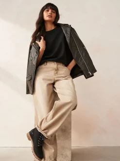 Next Noir - Forever Comfort® Casual Lace-Up Ankle Boots Discount