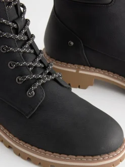 Next Noir - Forever Comfort® Casual Lace-Up Ankle Boots Discount